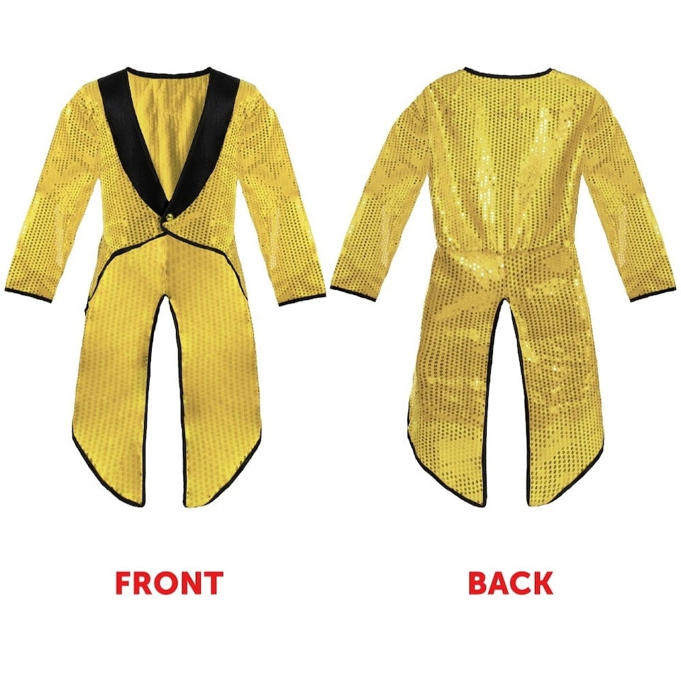 image 1 of Dancing Groupie Costume | Gold | XL