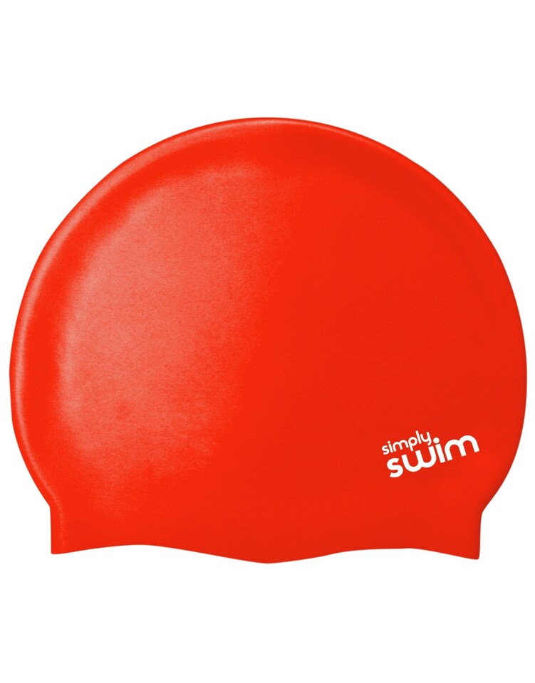 Simply Swim Adult Silicone Swim Cap - Solid Colours