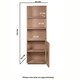 image 5 of Jodhpur Solid Wood Bookcase Brown