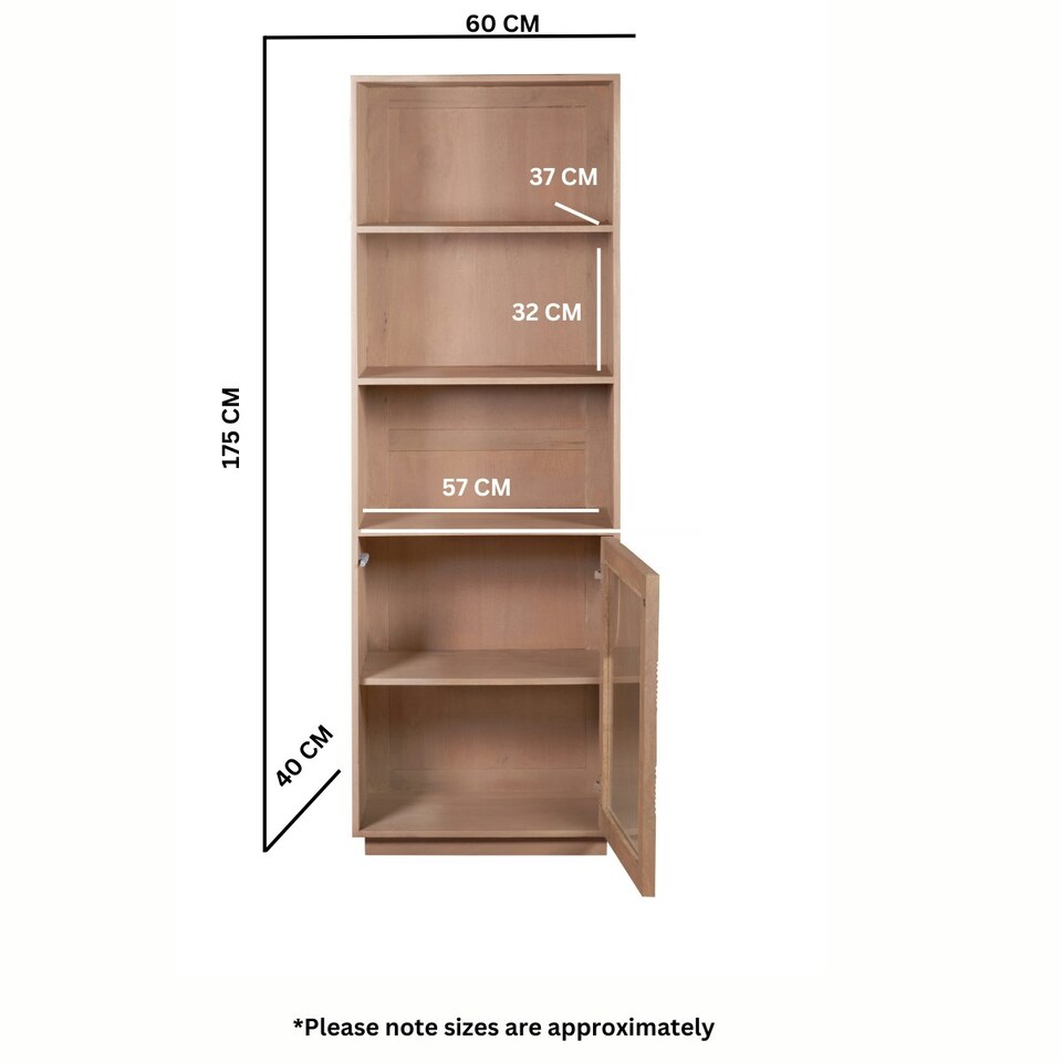 image 1 of Jodhpur Solid Wood Bookcase Brown