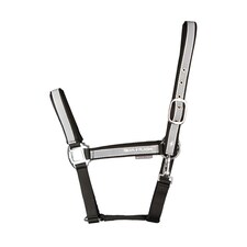HyVIZ Silva Flash Horse Headcollar - Black/Silver - Pony