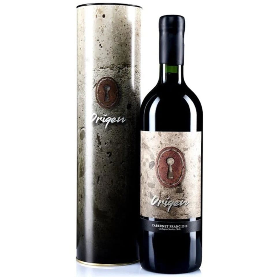 Origen from Valle Secreto Cabernet Franc 75cl Gift Tin - Chilean Red Wine