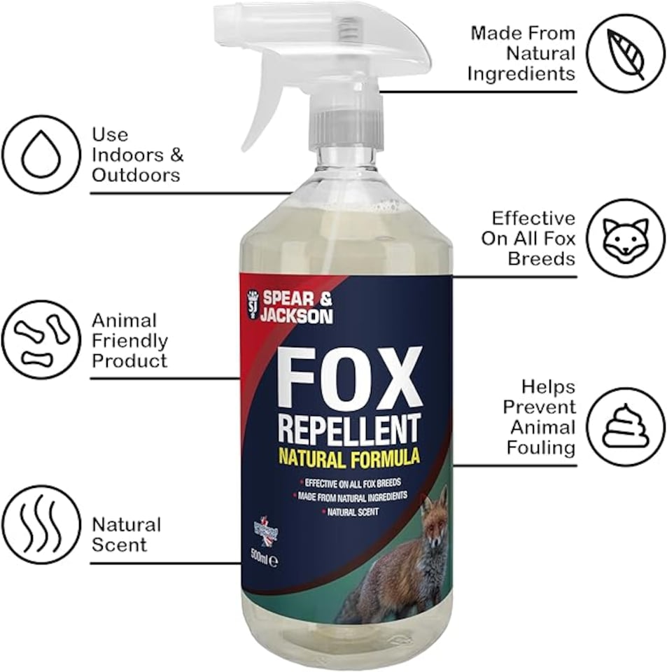 image 1 of Spear & Jackson Fox Repellent 2 x 500ml