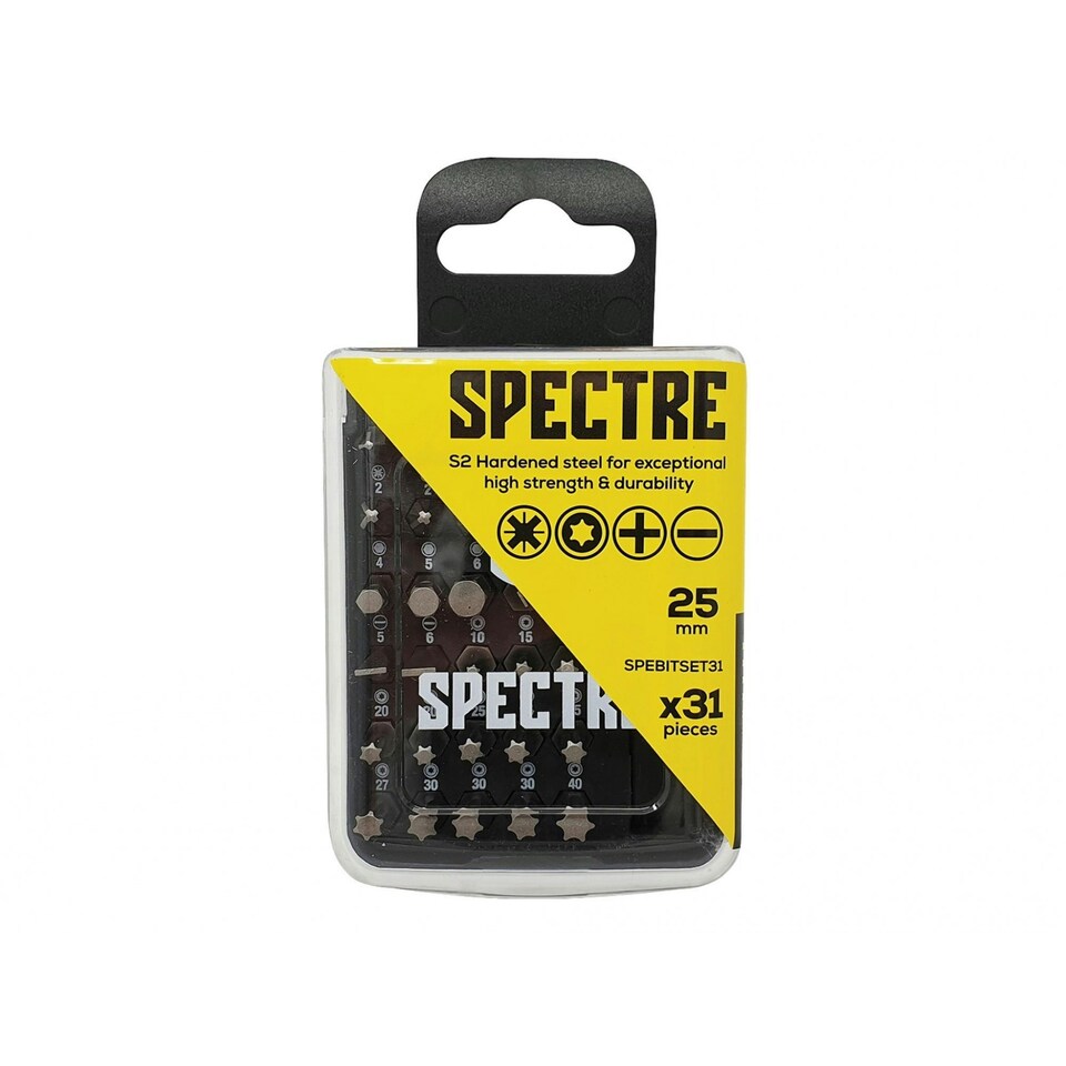 Forgefix Spectre Bit Set, 31 Piece - Multi Colour - One Size