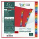 image 1 of Exacompta - Ref 4803Z - Europa Collection - Printed Indices - Suitable for Use With A4 Documents, 225gsm Premium Pressboard, 20 Parts (A-Z) - Multicoloured