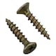 image 5 of 3mm x 16mm Countersunk Wood Chipboard Screw Fasteners PZ1 Drive 30pc