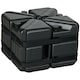 image 6 of Outsunny Gazebo Weights Set of 4, HDPE Water or Sand Filled with Secure Straps