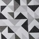 image 5 of OHS Abstract Shapes Reversible Print Soft Duvet Cover Bedding Set, King - Monochrome Multi | Monochrome | King