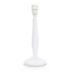 image 3 of ValueLights Victoria White Wood Traditional Stem Table Lamp Base