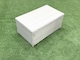 image 3 of Fimous Rattan Garden Outdoor Furniture Sofa Set with Rectangular Coffee Table 2 Chairs 3 Footstools Light Grey Mixed