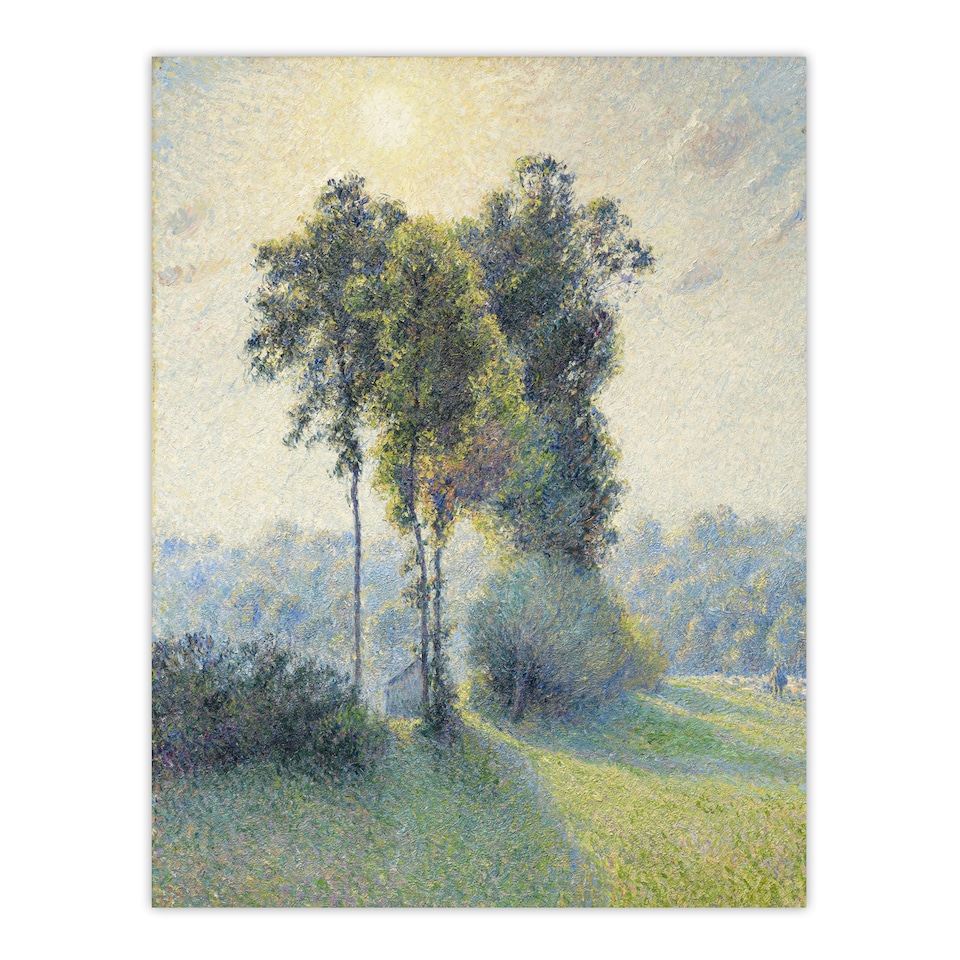 image 1 of Sunset Landscape at Saint Charles Pissarro Huge Wall Art Poster Print