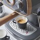 image 3 of Cooks Professional 15-Bar Retro Espresso Coffee Machine 1.2L with Frothing Steam Wand | Grey | Nordic Grey