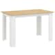image 1 of HOMCOM Dining Table for 4-6 People, Wood Effect Tabletop