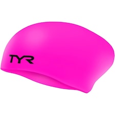 TYR Long Hair Wrinkle-Free Silicone Swim Cap