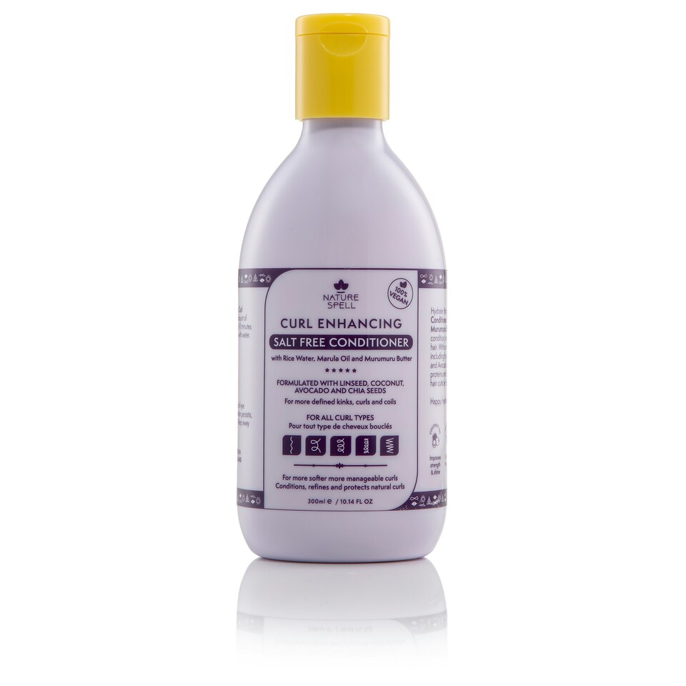 image 1 of Nature Spell Curl Enhancing Salt Free Conditioner