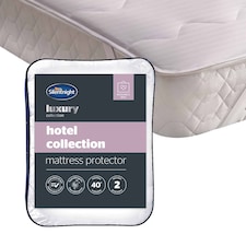 Silentnight Hotel Collection Mattress Protector | White | King