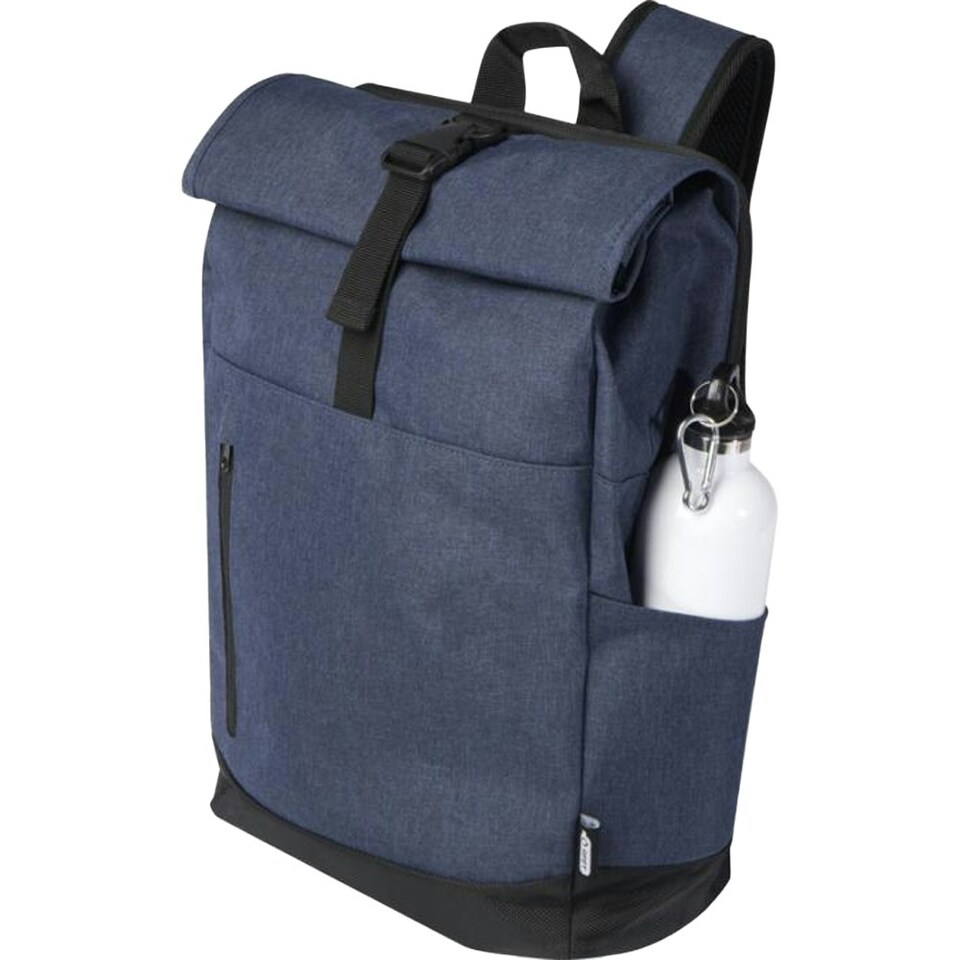 image 1 of Avenue Hose 15.6" Roll Up Laptop Bag - Heather Navy - One Size