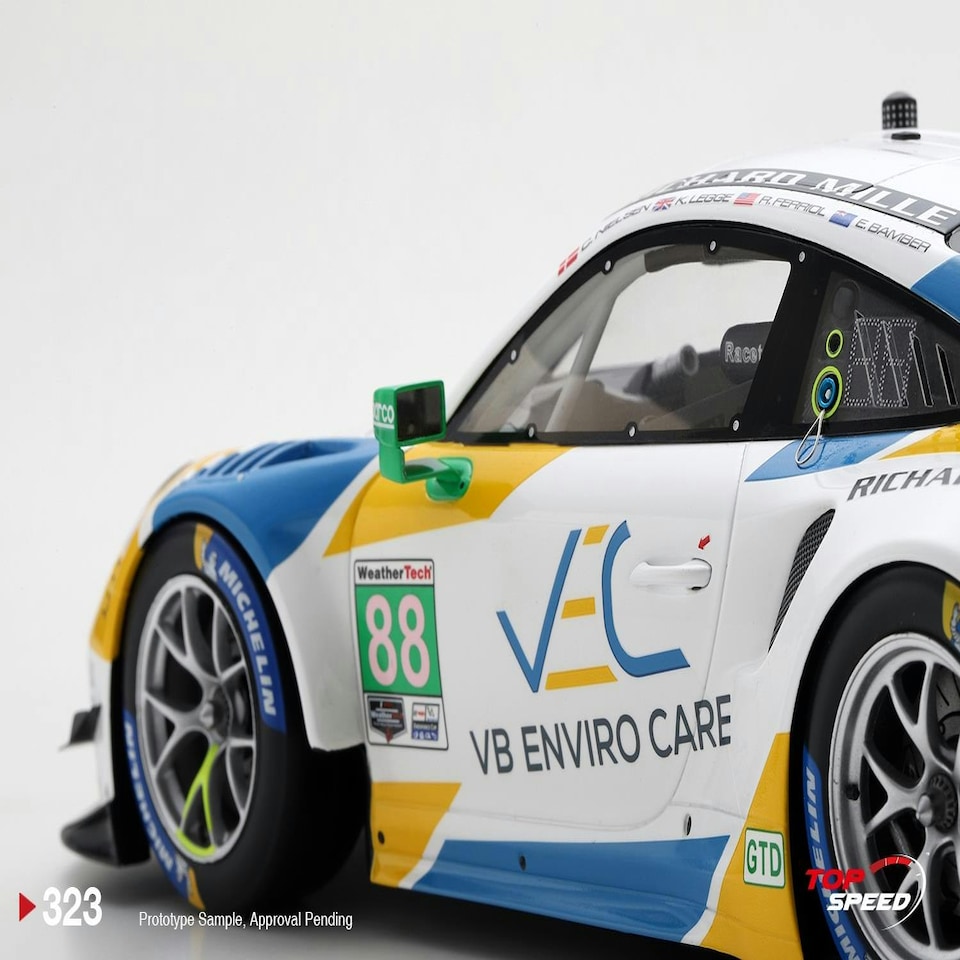 image 1 of Porsche 911 GT3 R #88 2021 IMSA Daytona 24Hr Team Hardpoint EBM 1:18 TSM TS0323
