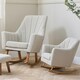 image 4 of Tutti Bambini Jonah Mini Me Children's Rocking Chair - Boucle Mushroom Cream