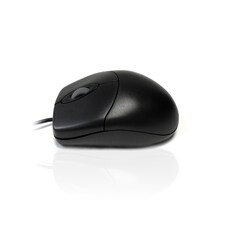 Accuratus 3331 Mouse - USB 1000dpi Optical Full Size Professional Mouse - Black
