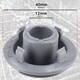 image 2 of SPARES2GO Lower Spray Arm Bushing Bush Cover Centre Support for Smeg Dishwasher