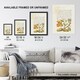 image 3 of Daffodil Flower and Oak Acorns Calligraphy Huge Wall Art Print 18X24 In