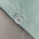 image 4 of OHS Reversible Microfibre Duvet Cover and Pillowcase Bedding Set, King - Duck Egg/Grey
