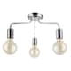 image 2 of COSYLYTE Fraser 3 Light  Metal Ceiling Flush Light Chrome