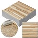 image 7 of NOVECRAFTO Vinyl Floor Tiles Self Adhesive – 12x12in Peel and Stick Flooring for Kitchen, Bathroom & Living Room – Beige Brown Wooden Stripes Design Brown | 5.57sqm