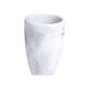 image 2 of Showerdrape Octavia White Marble & Chrome Tumbler