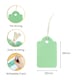 image 3 of Pack of 100 Medium White Strung Tags 25 x 39mm