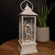 image 1 of 29cm LED Christmas Glitter Water Spinner Antique Lantern Snowy Mouse Scene