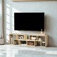 image 5 of Adjustable Free Combination TV Stand Unit With Storage Grey