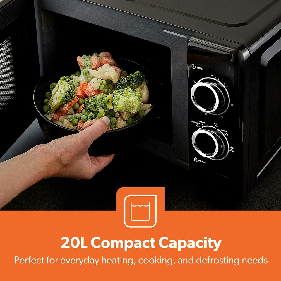 image 1 of GEEPAS Electric Kettle 2 Slice Bread Toaster & Microwave Kitchen Set | Black