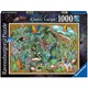 image 2 of Ravensburger Exotic Escape, Beyond The Wild 1000 Piece Jigsaw Puzzle