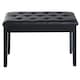 image 8 of HOMCOM Faux Leather Piano Stool Makeup Stool Bench Dressing Table Seat with Storage 76x36x50cm, Black