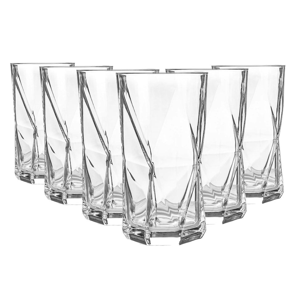 image 1 of Bormioli Rocco Cassiopea Highball Glasses - 480ml - Clear - Pack of 6 Clear