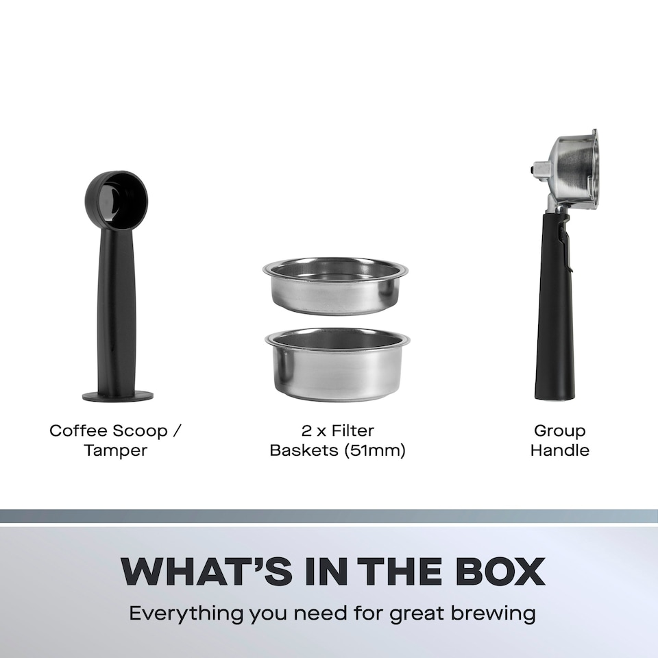 image 1 of Daewoo Espresso Coffee Machine with Steam Wand