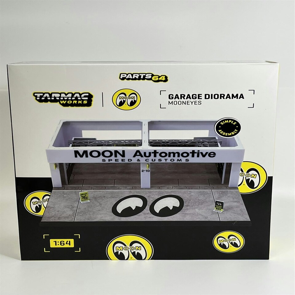 image 1 of Garage Diorama Mooneyes 1:64 Scale Tarmac Works T64D001ME