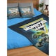 image 2 of Monster Jam Fleece Truck Blanket - Black/Blue - 150cm x 100cm