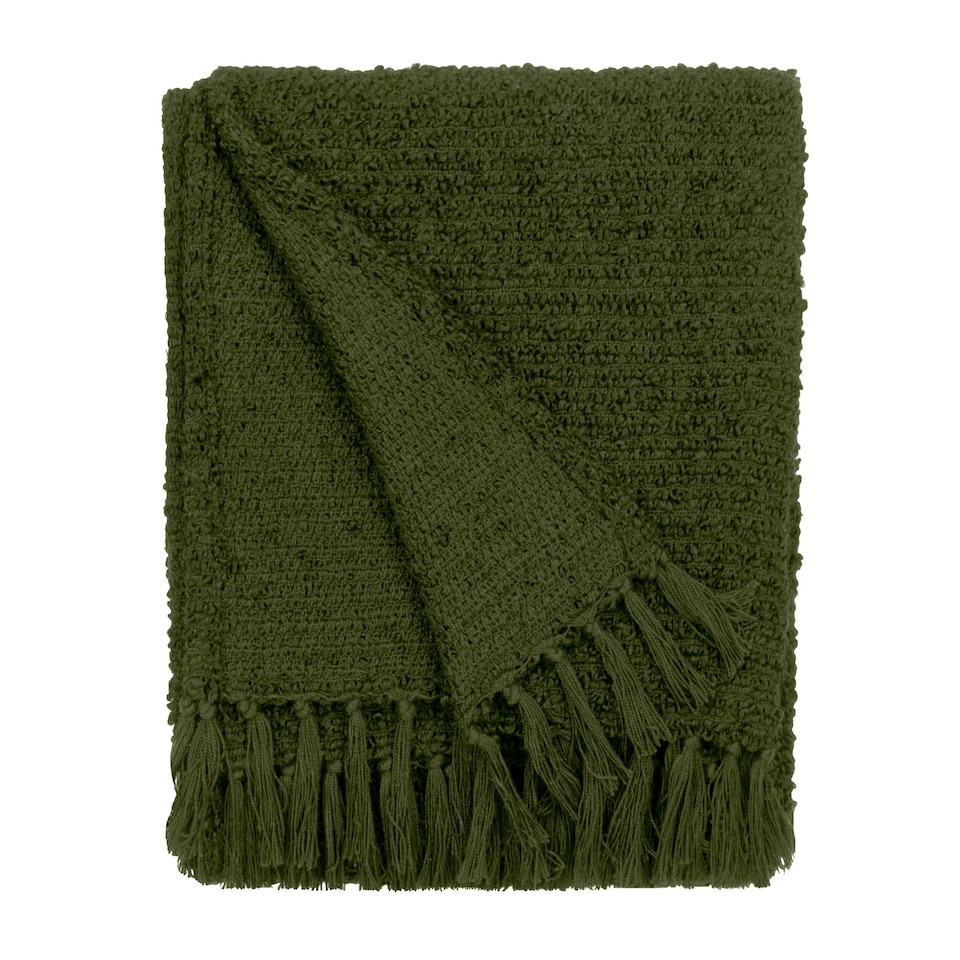 image 1 of Yard Candar Textured Boucle Throw
