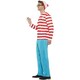 image 4 of Wheres Wally? Mens Costume Set - White/Blue/Red - S S