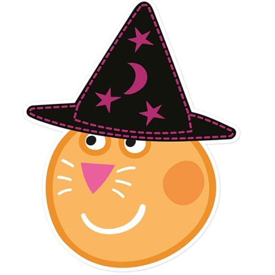 Candy Cat Peppa Pig Halloween Cardboard Face Mask