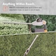 image 2 of VonHaus Cordless Pole Hedge Trimmer with 40V Battery