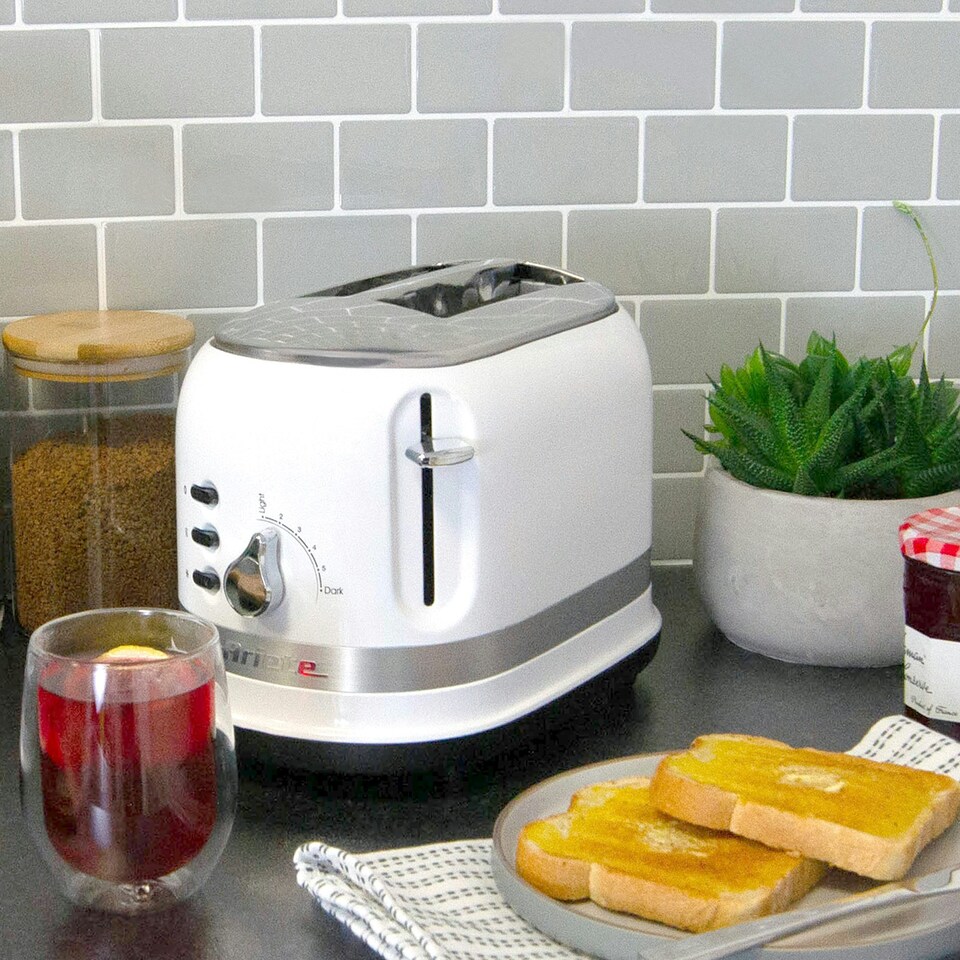 image 1 of Ariete 0149W Moderna 2 Slice Toaster, Defrost Function, White