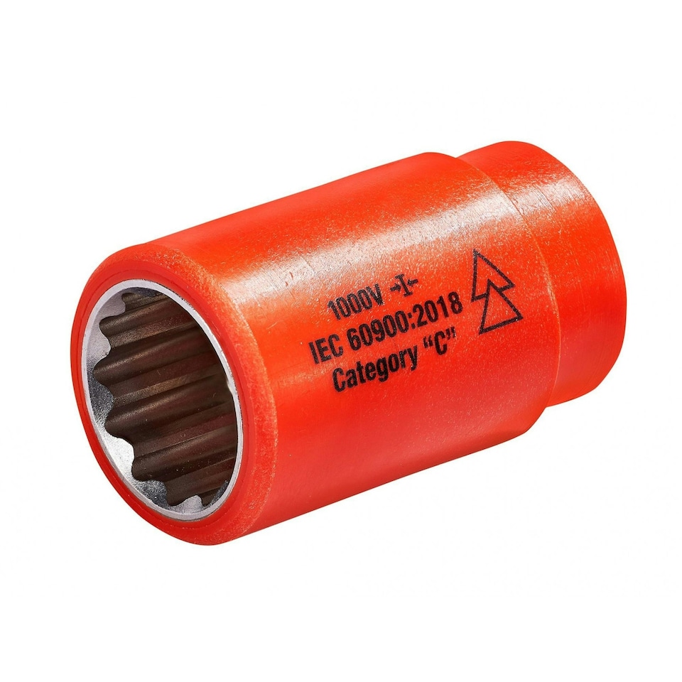 Itl Insulated Insulated Socket, 1/2in Drive - Multi Colour - 19mm
