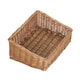 image 2 of Light Steamed Wicker Display Tray | Brown | Brown | One Size