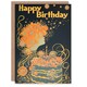 image 1 of Floral Dream Woman Flower Cake Her Birthday Card
