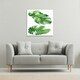 image 2 of Twin Botanical Leaves (Canvas Print) 127 x 127 x 4cm