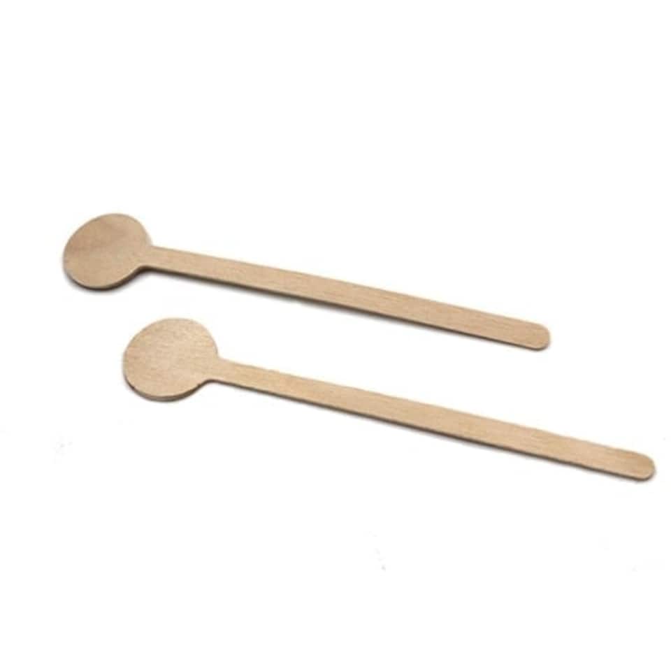 Biodegradable Compostable Disc Stirrers 15cm - Pack of 100